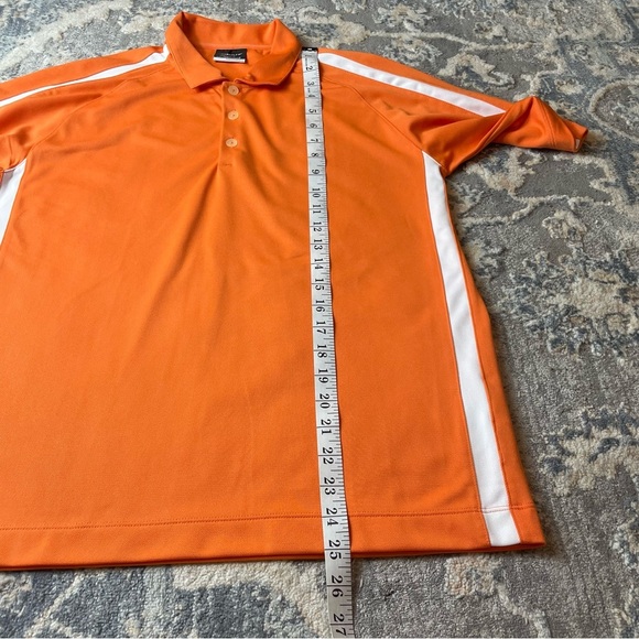 Nike Golf Orange and White Performance Polo Shirt - Picture 2 of 5